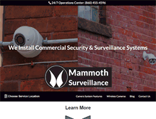 Tablet Screenshot of mammothsurveillance.com